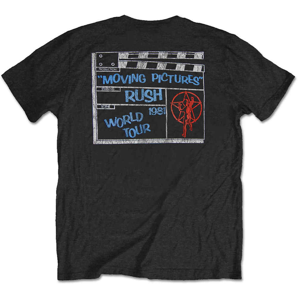 Rush - 1981 Tour Heren Tshirt - Zwart